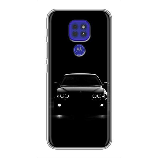 Чехол для Мото G9 Плей - с принтом БМВ (AlphaPrint) – Машина BMW