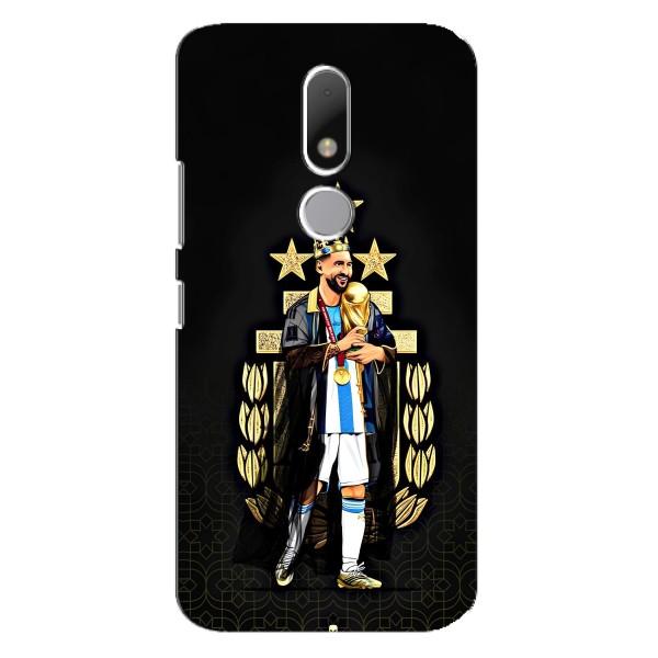 Чохли для Motorola Moto M (Leo чемпіон) (AlphaPrint) – Мессі Король
