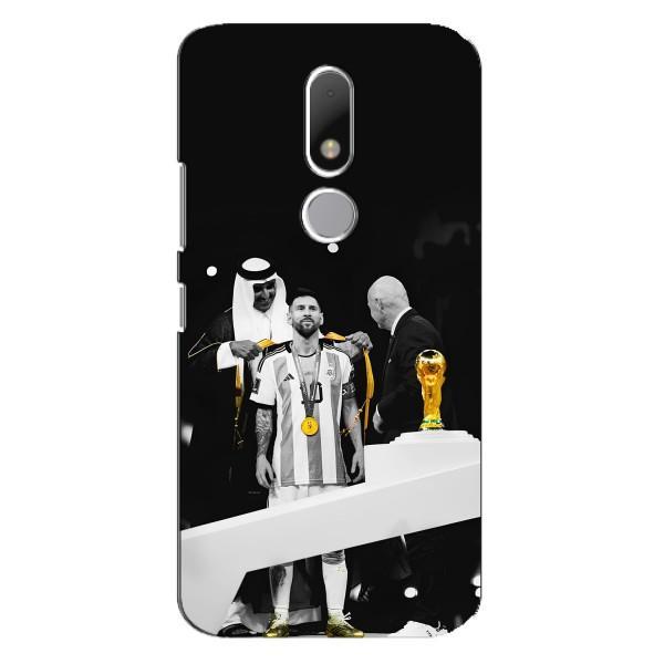 Чохли для Motorola Moto M (Leo чемпіон) (AlphaPrint) – Мессі коронований