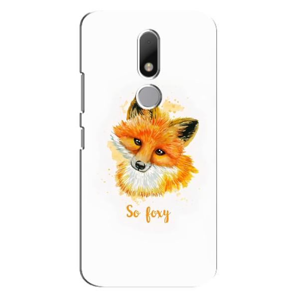 Чехлы с картинкой Лисички для Motorola Moto M (VPrint) – Девочка Лиса