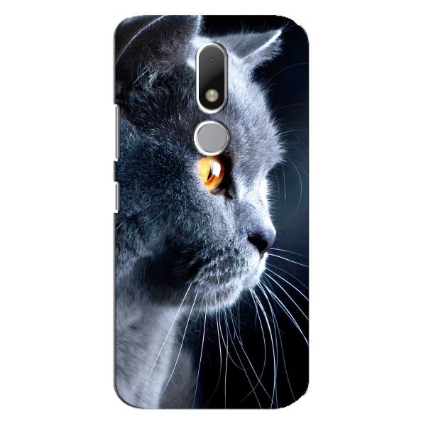 Чехлы с Котиками для Motorola Moto M (VPrint) – Серый Кот