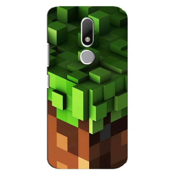 Чехол Майнкрафт на Motorola Moto M (AlphaPrint) Minecraft – текстура Майнкрафт