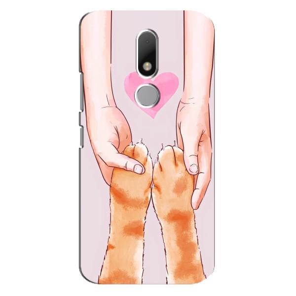 Чехол на Мото М с Котами (VPrint) – Любовь к котикам