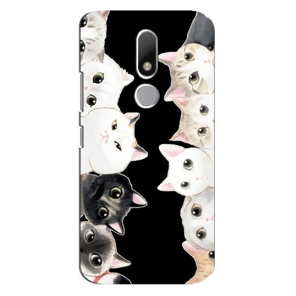 Чехол на Мото М с Котами (VPrint) – Взгляд котов