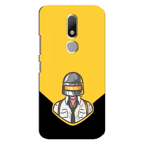 Чехол PUBG для Мото М (AlphaPrint) – Пабг в шлеме