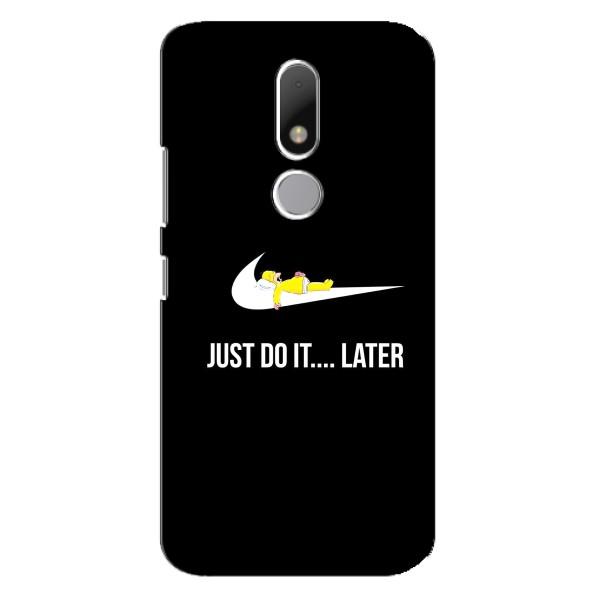 Чехол с Симпсонами для Motorola Moto M (VPrint) – Гомер Later