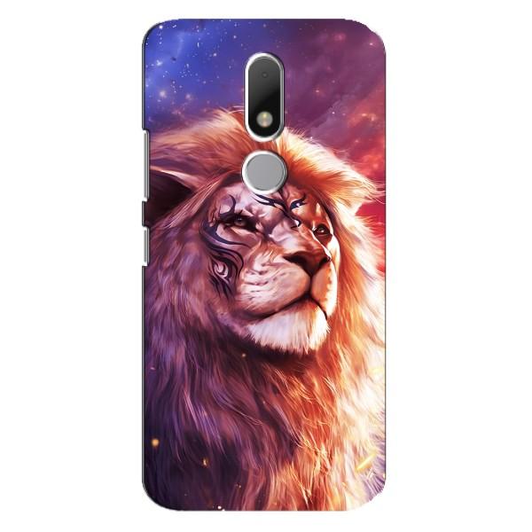 Чехол со Львом для Motorola Moto M (VPrint) – Красочный Лев