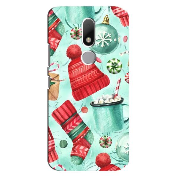 Новогодние Чехлы для Мото М (VPrint) – Одежда НГ