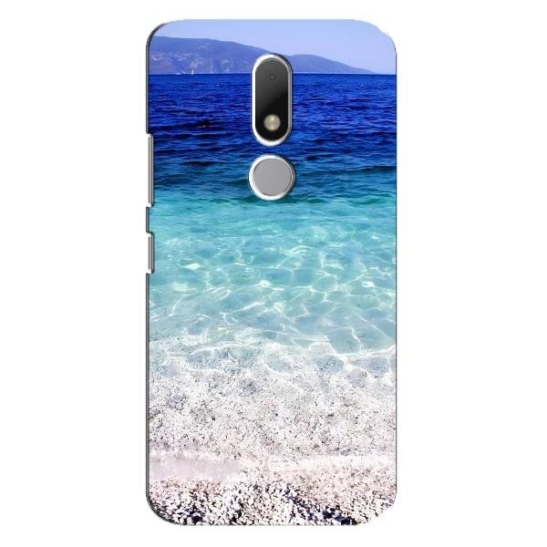 Силиконовый чехол с КАРТИНКАМИ лето для Motorola Moto M (AlphaPrint) – Море