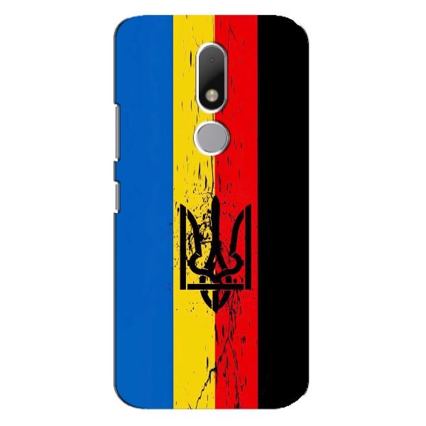 Украинские Чехлы для Motorola Moto M с картинкой УПА (AlphaPrint) – Прапор УПА