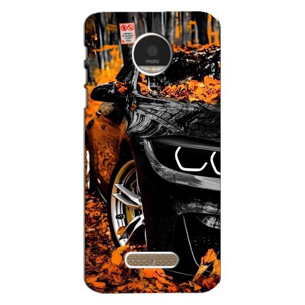 Чохли з Машинами на Моторола МОТО Z Плей (VPrint) – Чорна Машина