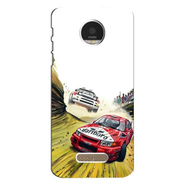 Чохли з Машинами на Моторола МОТО Z Плей (VPrint) – Гоночні Тачки