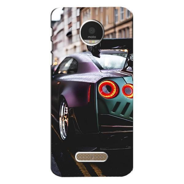 Чохли з Машинами на Моторола МОТО Z Плей (VPrint) – Тачка
