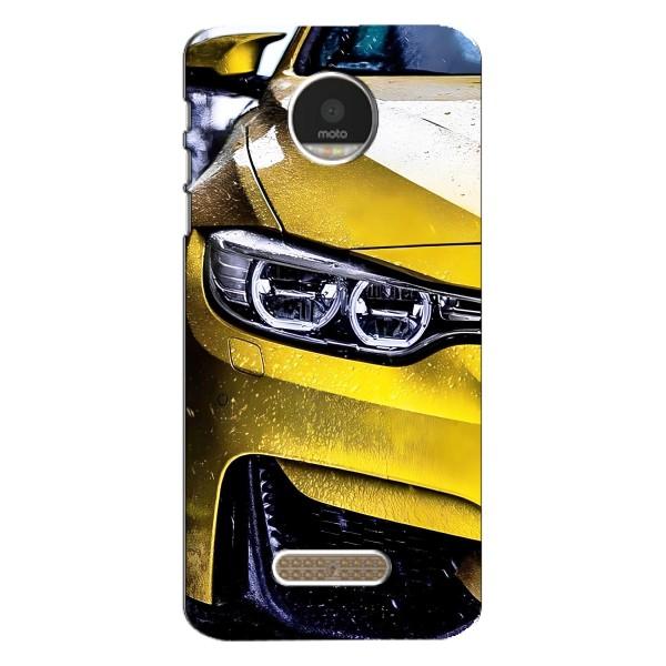 Чохли з Машинами на Моторола МОТО Z Плей (VPrint) – Жовта машина