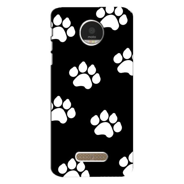 Чехлы с собаками для Motorola MOTO Z Play (VPrint) – Следы собаки