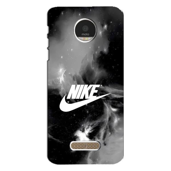 Чохол для Motorola MOTO Z Play - з принтом Найк (AlphaPrint) – Лого Найк