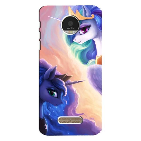 Чехол для Мото З Плей - (Единорожки - Новинки) (AlphaPrint) – Единорожки