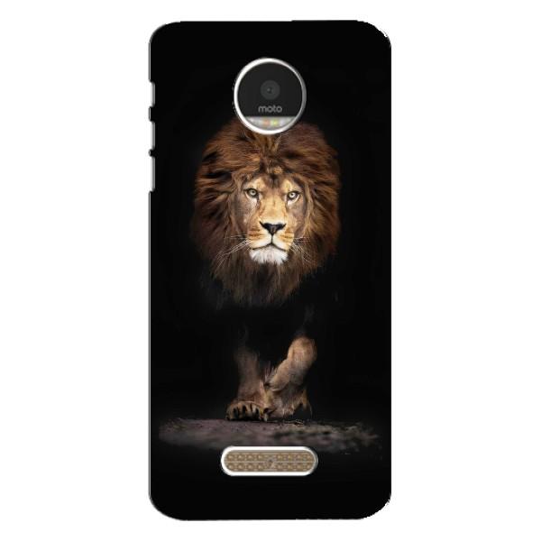 Чохол з картинкою ЛЕВ для Motorola MOTO Z Play (VPrint) – Лев