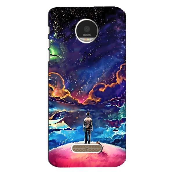 Космічні Чохли для Моторола МОТО Z Плей (VPrint) – Вид Галактики