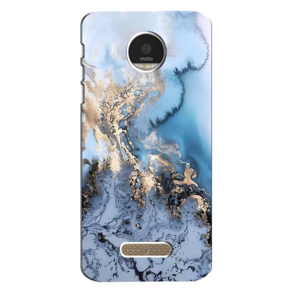 Мраморный чехол на Motorola MOTO Z Play (VPrint) – Нежный мрамор