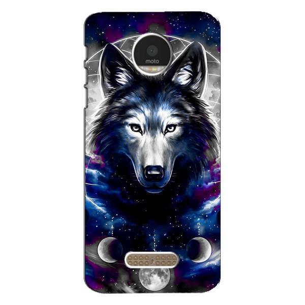 Защитные чехлы для Мото З Плей (AlphaPrint) (ХИТ продаж) ВОЛК – Волк