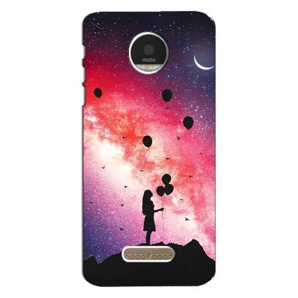Чехлы для любимой на Моторола МОТО Z (VPrint) – З Кульками