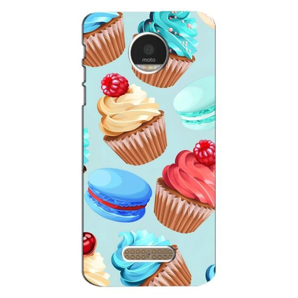 Чехлы с Фруктами для Motorola MOTO Z (VPrint) – Кексики