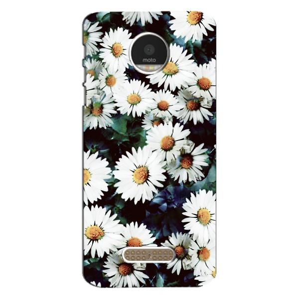 Чохол з картинкою (Стильні) Моторола МОТО Z - (AlphaPrint) – Ромашки