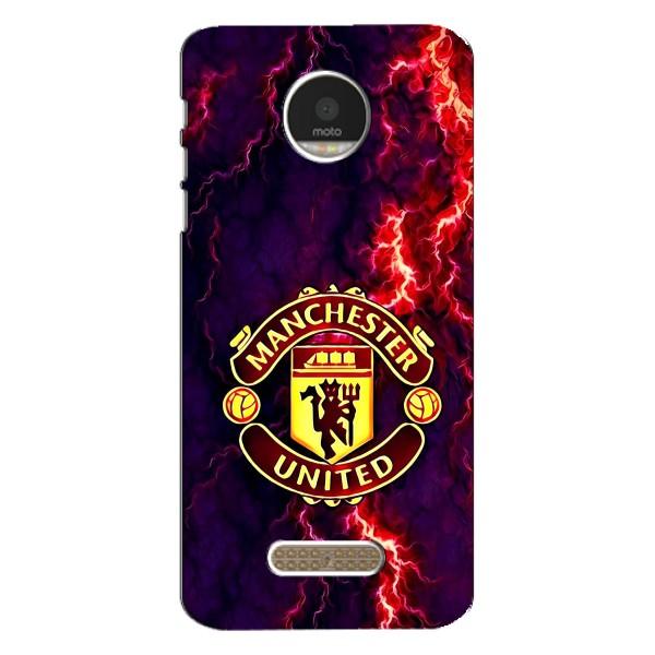 Чохол Манчестер Юнайтед для Моторола МОТО Z (AlphaPrint) – вогняний Манчестер