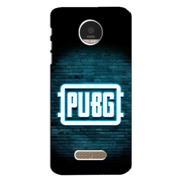 Чехол PUBG для Мото Зет (AlphaPrint) – Лого PUBG
