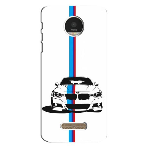 Чохол для Моторола МОТО Z - з принтом БМВ (AlphaPrint) – Машина БМВ