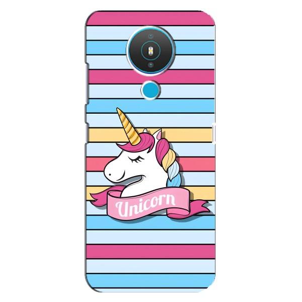 Чохол для Нокіа 1.4 - (Єдинорожки - Новинки) (AlphaPrint) – Unicorn