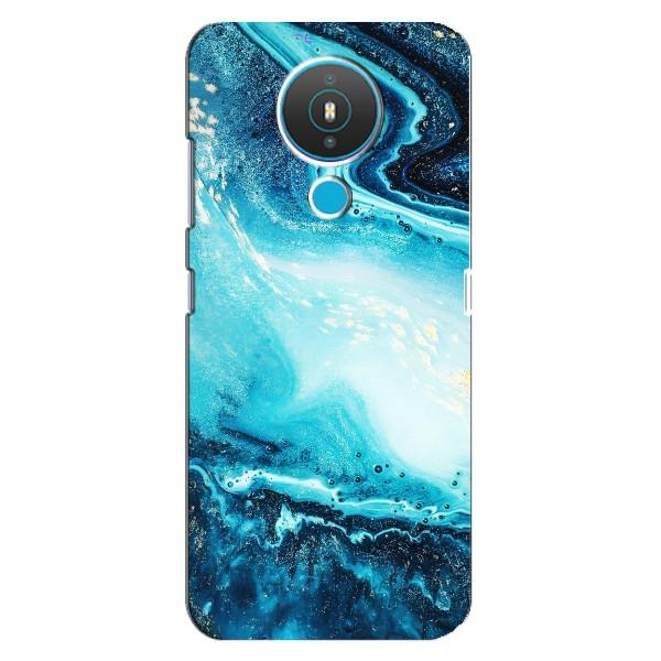 Мраморний чехол на Nokia 1.4 (VPrint) – Блакитний мрамор