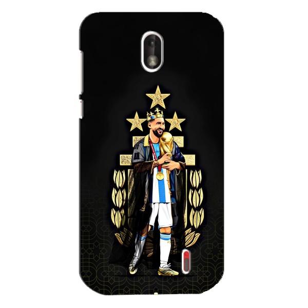 Чехлы для Nokia 1 (Leo чемпион) (AlphaPrint) – Месси Король