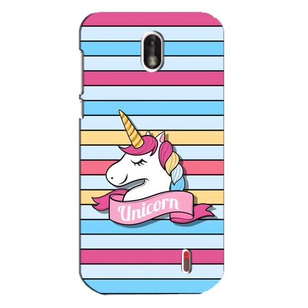 Чехол для Нокиа 1 - (Единорожки - Новинки) (AlphaPrint) – Unicorn