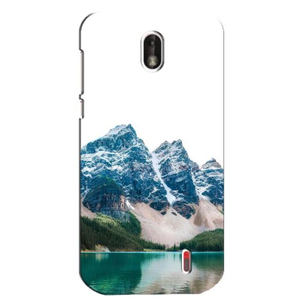 Силіконовий чохол з КАРТИНКАМИ літо для Nokia 1 (AlphaPrint) – Гори
