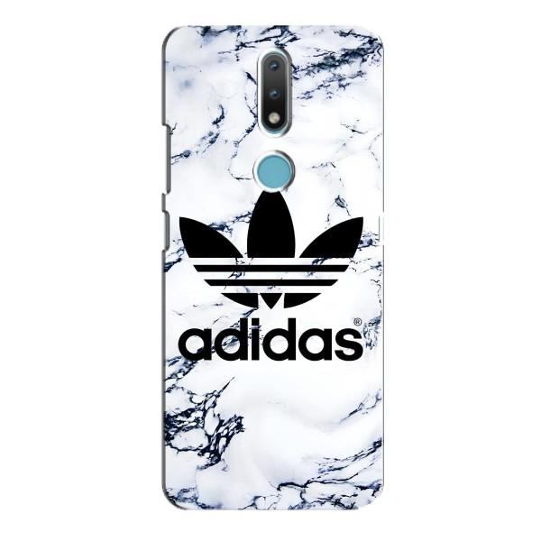 Чохли Адидас для Nokia 2.4 (AlphaPrint) – Адідас на мраморі
