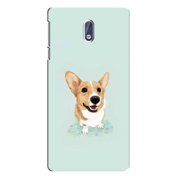 Чехлы с собаками для Nokia 3.1 (VPrint) – Корги
