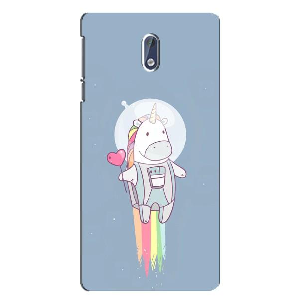 Чехол Unicorn на Nokia 3.1 – Единорог космонавт
