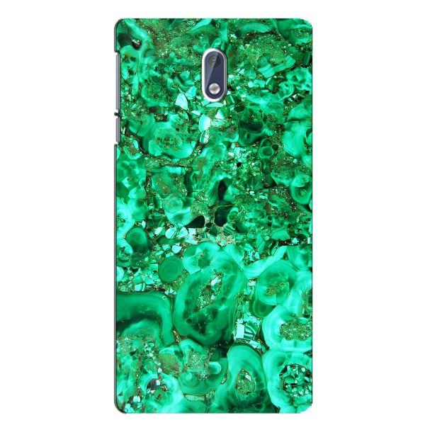 Мраморный чехол на Nokia 3.1 (VPrint) – Салатный Мрамор