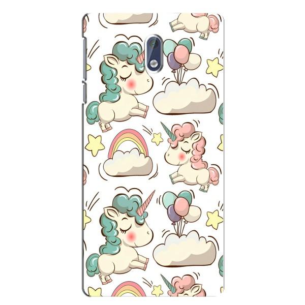 Чехол для Нокиа 3 - (Единорожки - Новинки) (AlphaPrint) – Единорожки
