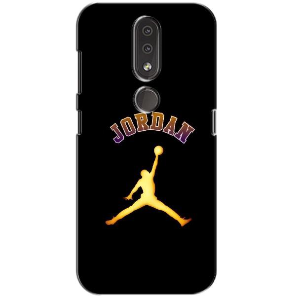 Чехлы для Nokia 4.2 - с картинкой JORDAN (AlphaPrint) – Jordan Gold
