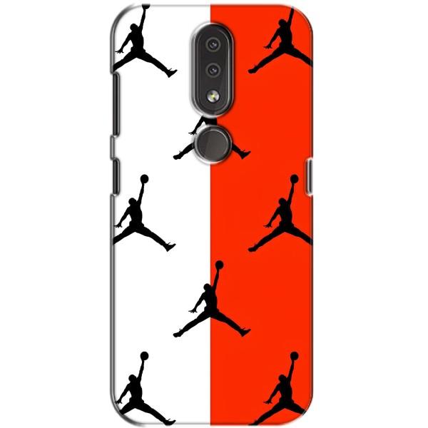 Чехлы для Nokia 4.2 - с картинкой JORDAN (AlphaPrint) – Лого Джордан