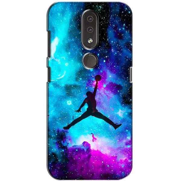 Чехлы для Nokia 4.2 - с картинкой JORDAN (AlphaPrint) – Яркий Джордан