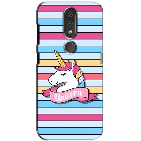 Чехол для Нокиа 4.2 - (Единорожки - Новинки) (AlphaPrint) – Unicorn