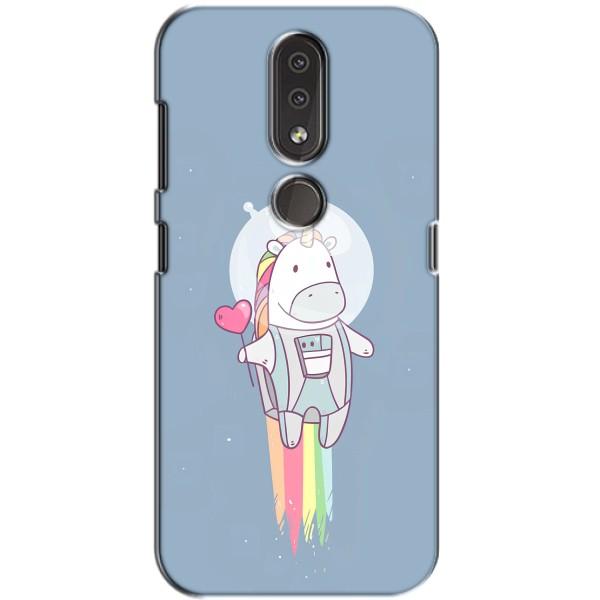 Чохол Unicorn на Nokia 4.2 – Єдинорог космонавт
