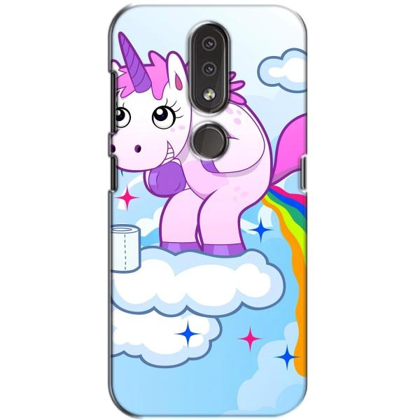 Чохол Unicorn на Nokia 4.2 – Веселка Єдиноріга