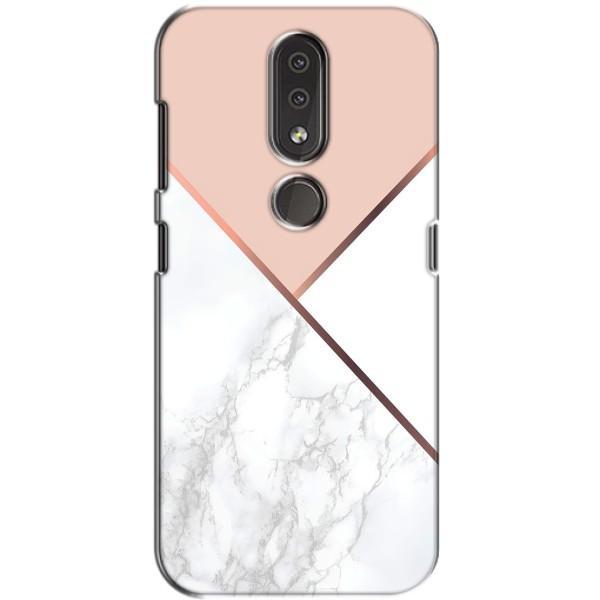 Мраморный чехол на Nokia 4.2 (VPrint) – Тройной мрамор