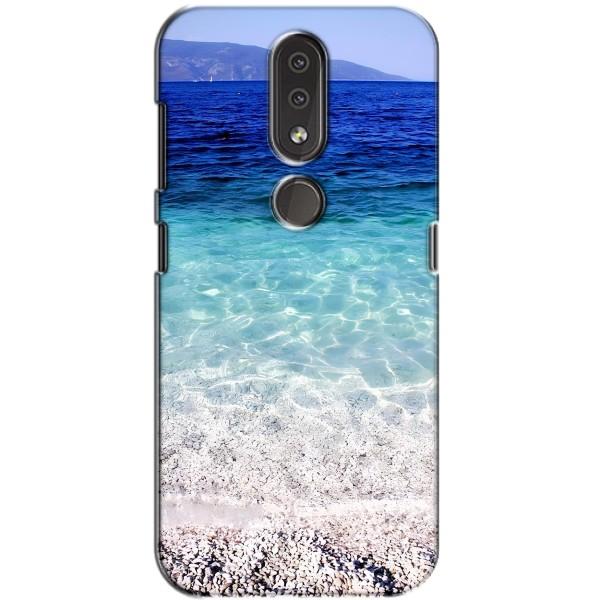 Силиконовый чехол с КАРТИНКАМИ лето для Nokia 4.2 (AlphaPrint) – Море