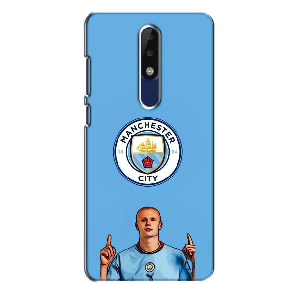Чохли з футболістом Ерлінг Холанд для Nokia 5.1 Plus (X5) (AlphaPrint) – Холанд Манчестер Сіті